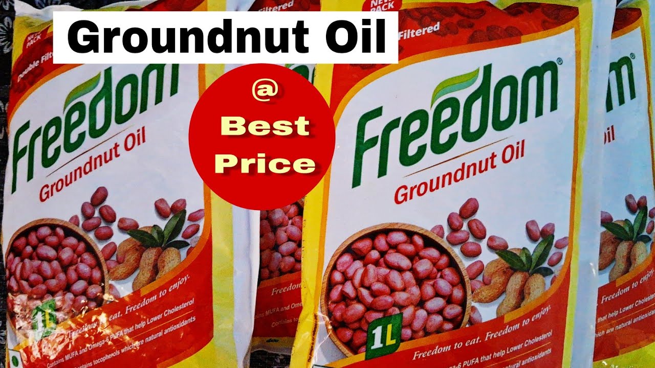 Freedom Groundnut Oil | Groundnut Oil Price Per Litre | Groundnut Oil for Cooking 