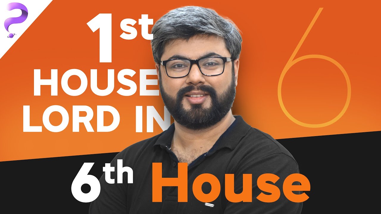 1st house Lord in 6th House in Vedic Astrology by Punneit | House Lord Series