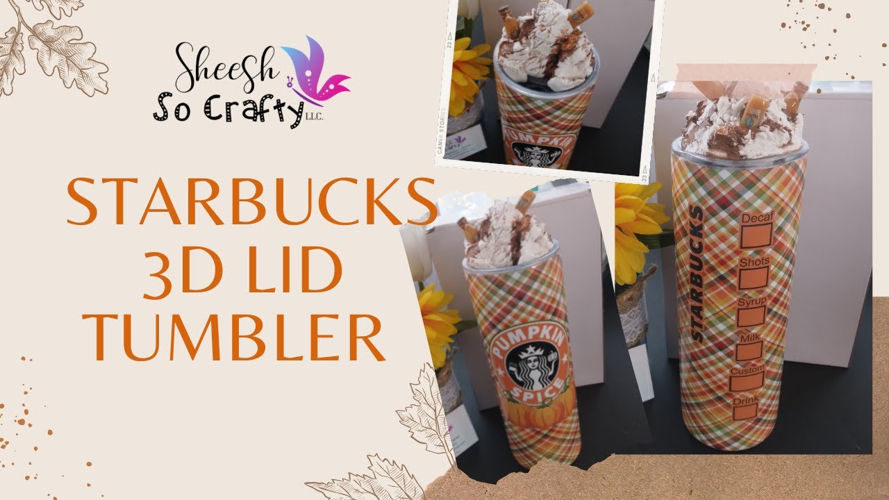 Starbucks 3D Tumbler Top