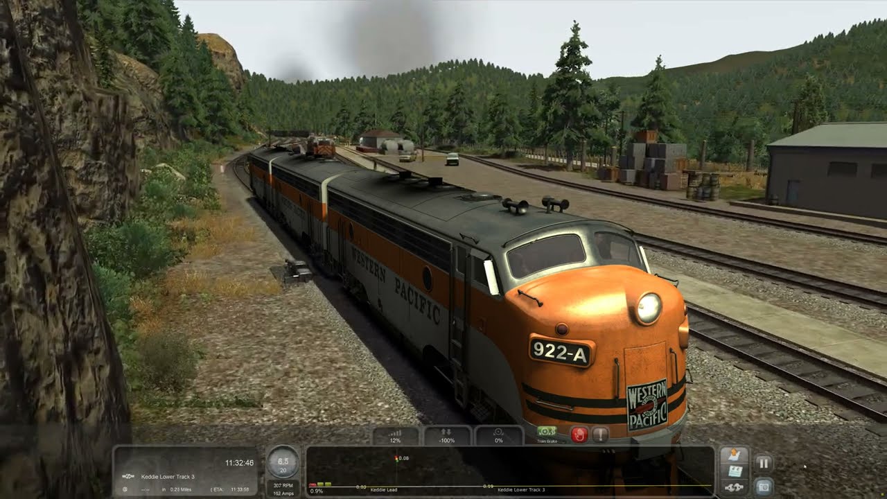 Train Simulator Classic - [EMD F7] - Leaving Keddie Pt. 1 - 4K UHD