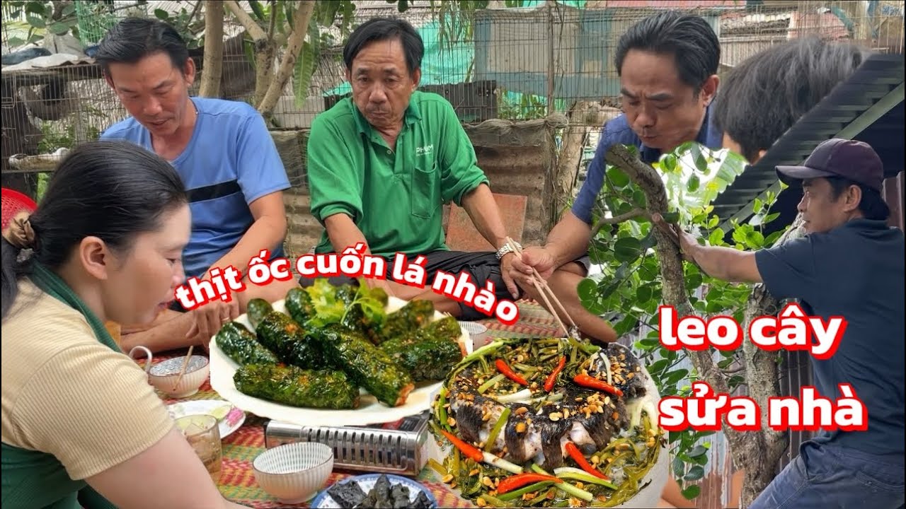 Sửa Nhà Xong Làm Một Bữa Lai Rai Với 2 Ông Anh