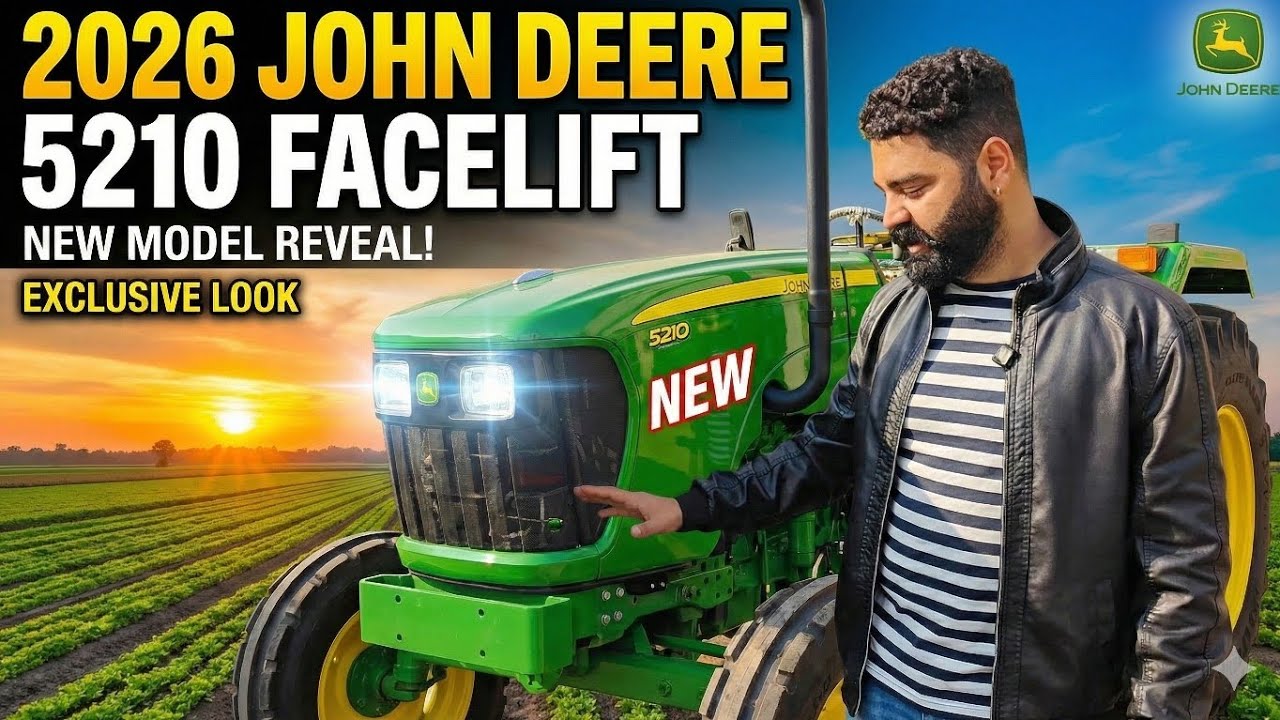 New John Deere 5210 Facelift 2026 Model Revealed! 🚜 First Look & Features