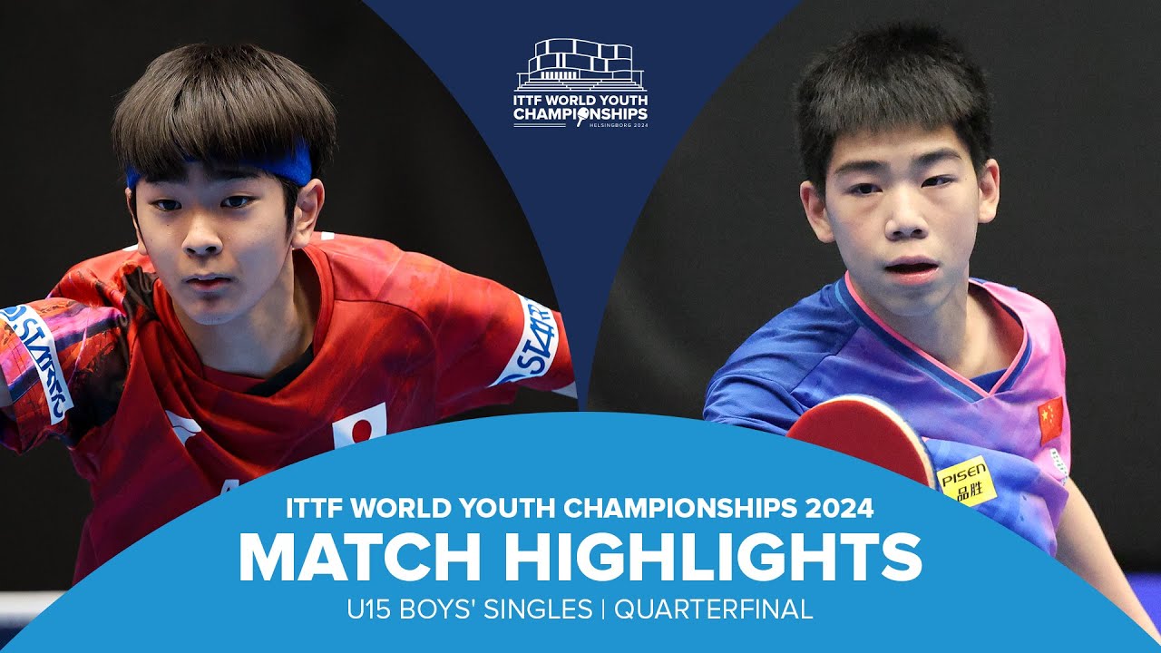 Ryuusei Kawakami vs Tang Yiren | U15 BS-QF | ITTF World Youth Championships 2024