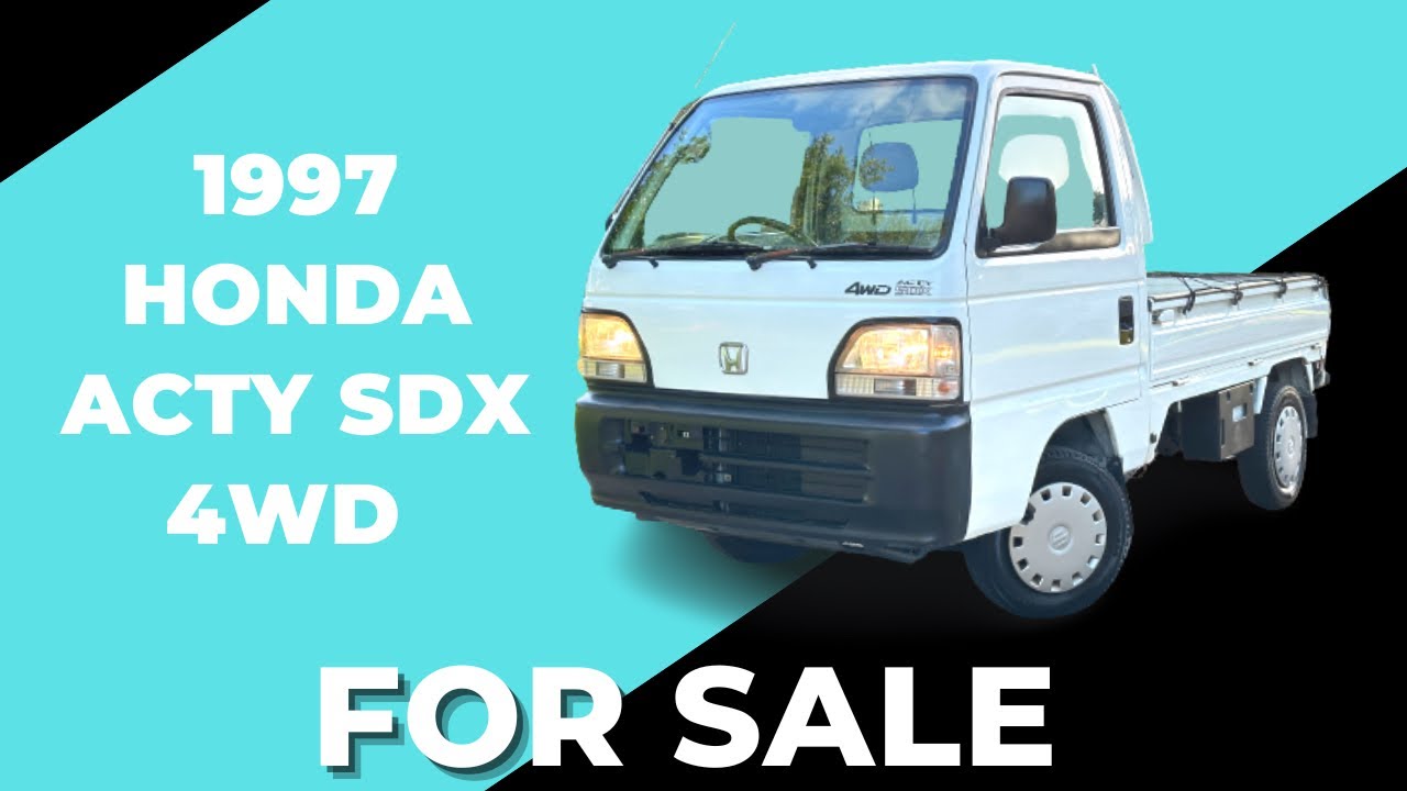 1997 Honda Acty SDX 4WD 5 Speed HA4 Start Up & Walk-Around *SOLD*