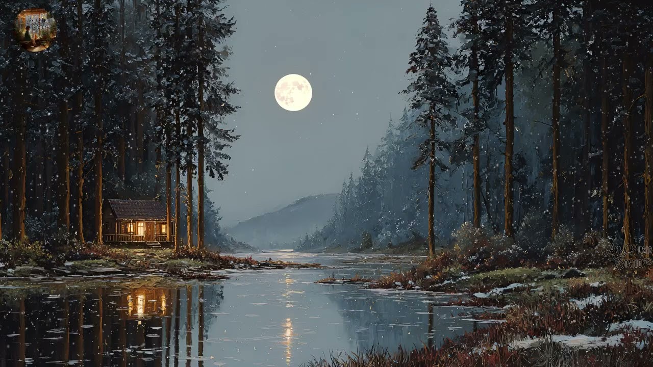 [Playlist] A quiet lake, a quiet mind | Focus & Relax Instrumental at Night