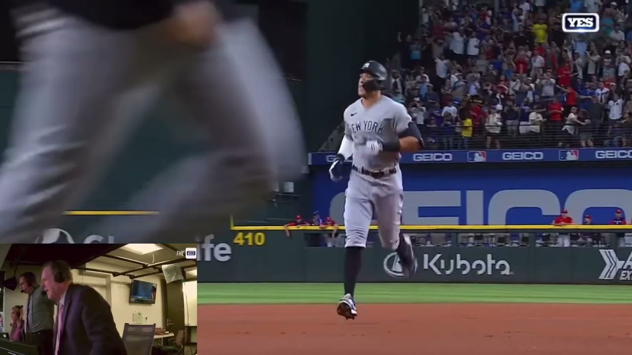 Michael Kay calls Aaron Judge 62nd Home Run (with FaceCam)
