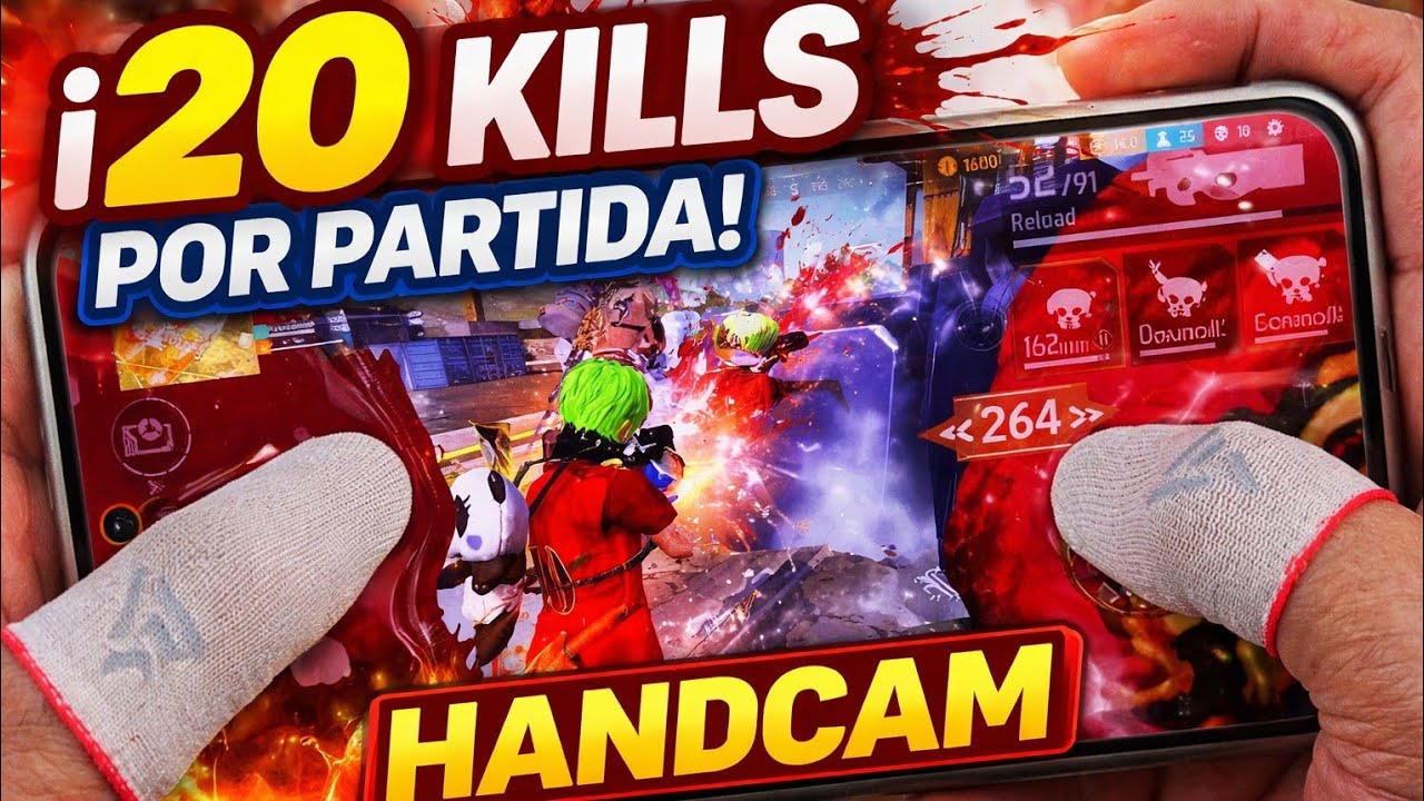 M&aacute;s de 20 KILLS por partida 🔥 &iexcl;UNA LOCURA! | Handcam Free Fire