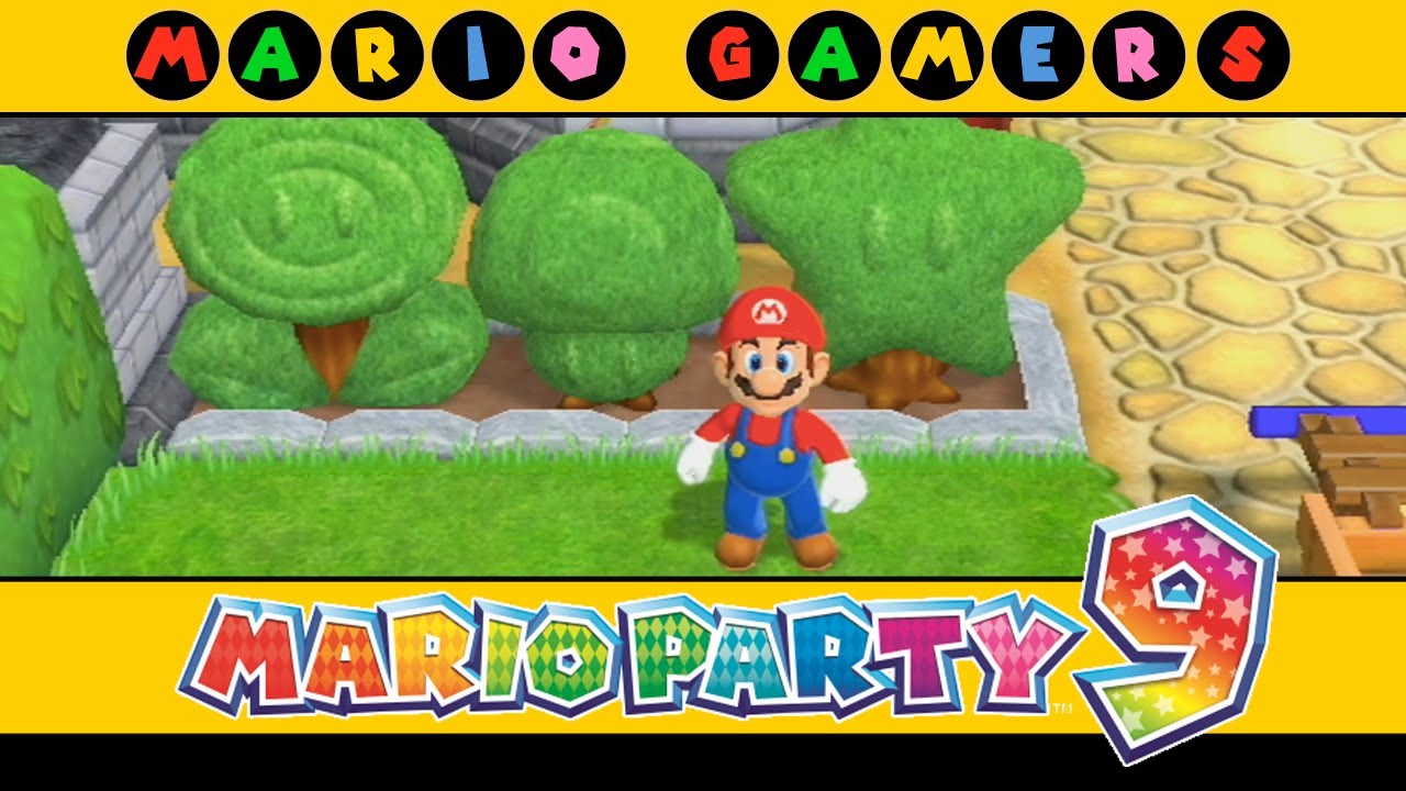 Mario Party 9 - Garden Battle (Mario vs Luigi) - Multiplayer Mode