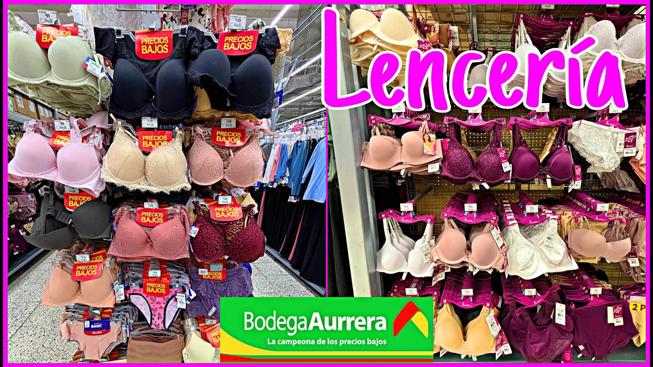 LENCERÍA PARA DAMA 🌸 EN BODEGA AURRERÁ 🤑💚 RECORRIDO 👍