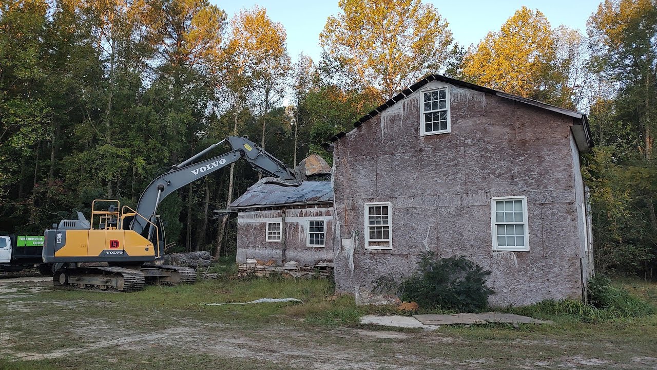 Tearing Down An Abandoned Church