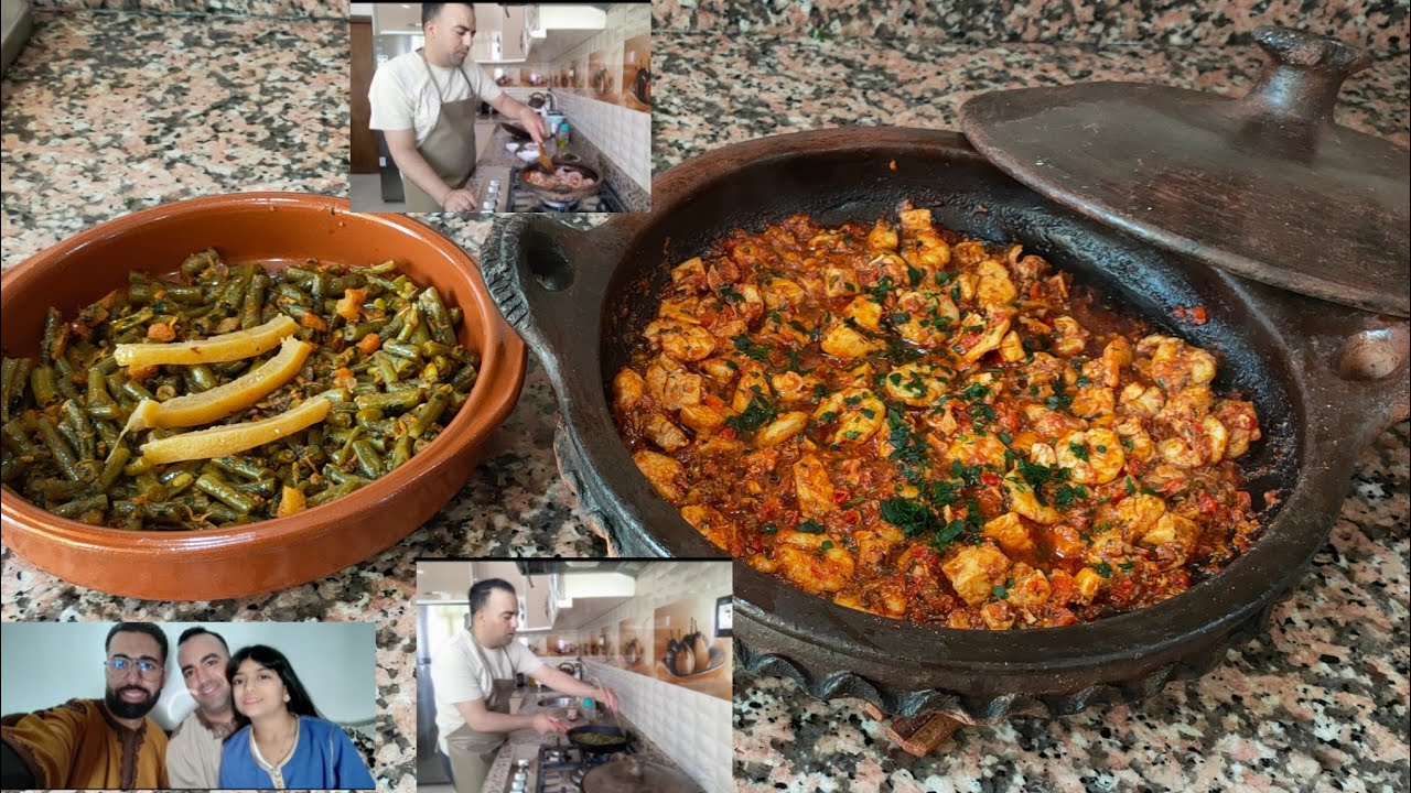 طاجين (سبادة)و الكروفيت ،🦐🦐) كيجي لذيد وساهل والمذاق ياسسسسسسسلام 