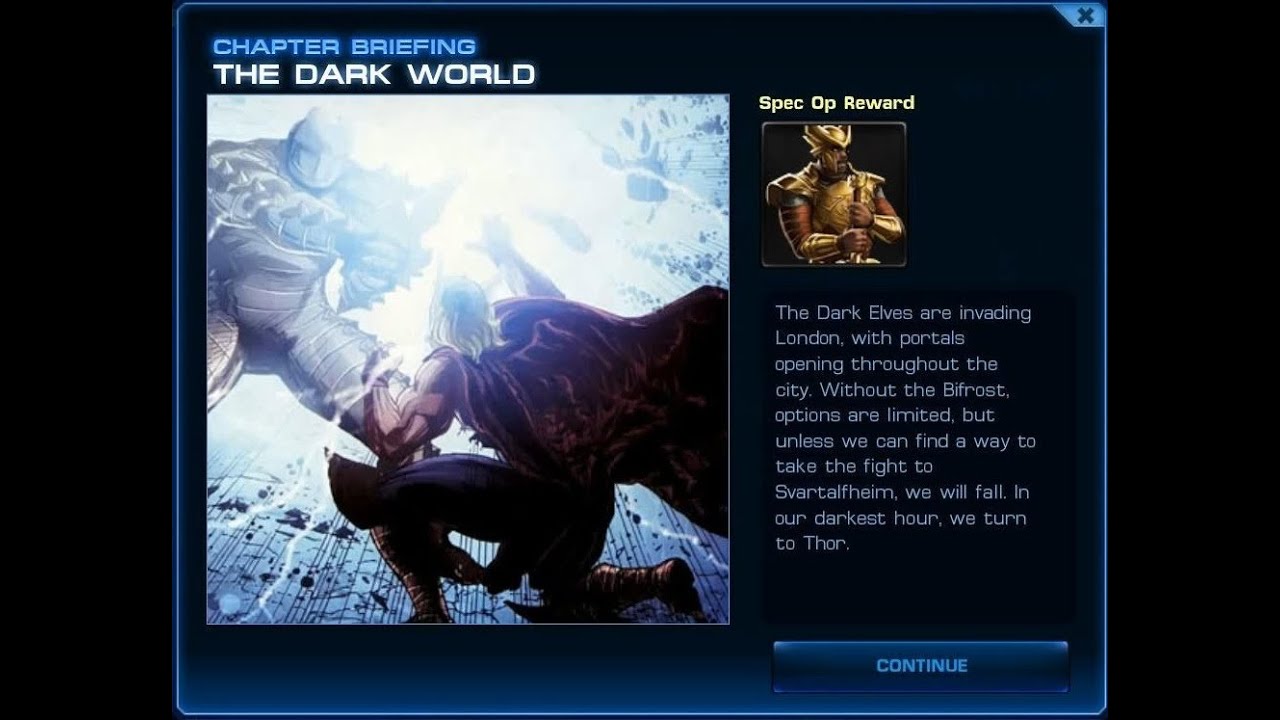 Marvel Avengers Alliance - Special Operation 14: The Dark World