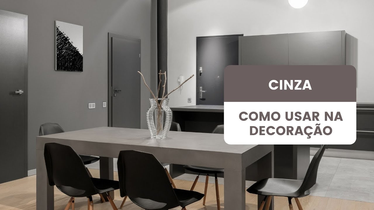 Decoração com cinza - Saiba como usar!