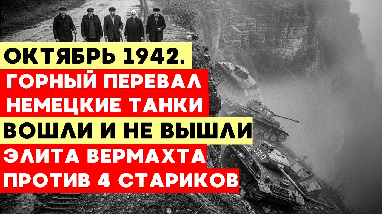 ОКТЯБРЬ 1942. ЧЁРТОВ ПЕРЕВАЛ. 9 ТАНКОВ ВОШЛИ. 0 ВЫШЛИ.