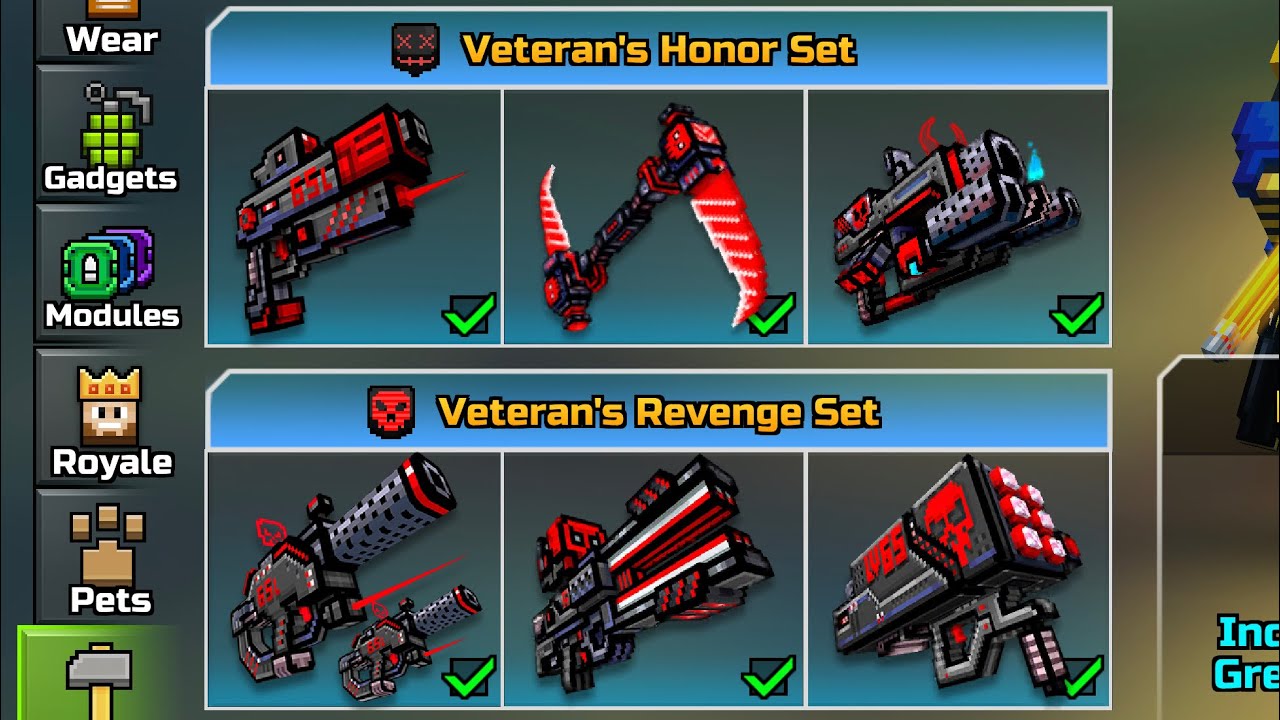 Are the Veteran Weapons Worth the Grind? Gameplay Pixel Gun 3D