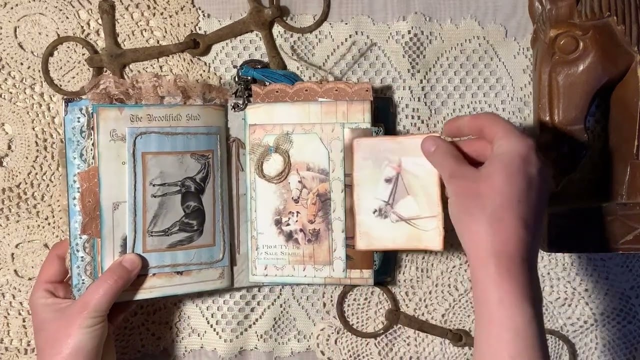 Junk Journal / Flip-through / Turquoise Horse Journal