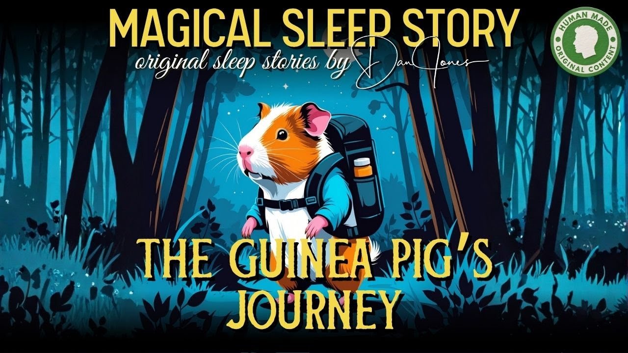 😴 THE GUINEA PIG'S JOURNEY 💤 Bedtime Story | Dan Jones Sleep Stories (No AI) | Black Screen