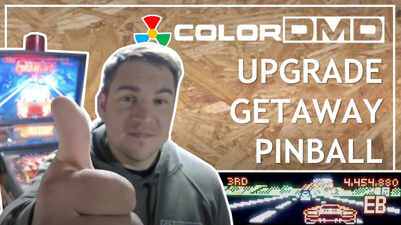 ColorDMD Installation for Williams HS2 Getaway Pinball