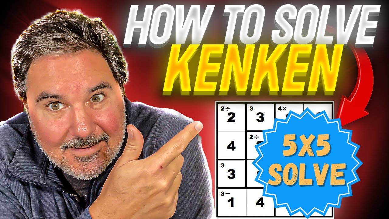 KenKen 5x5 - How To Solve - Easy Explained