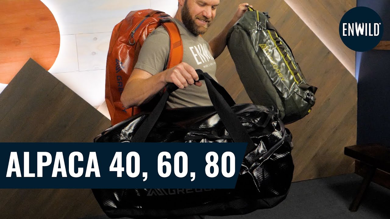 Обзор серии дорожных сумок Gregory Alpaca Travel Duffel