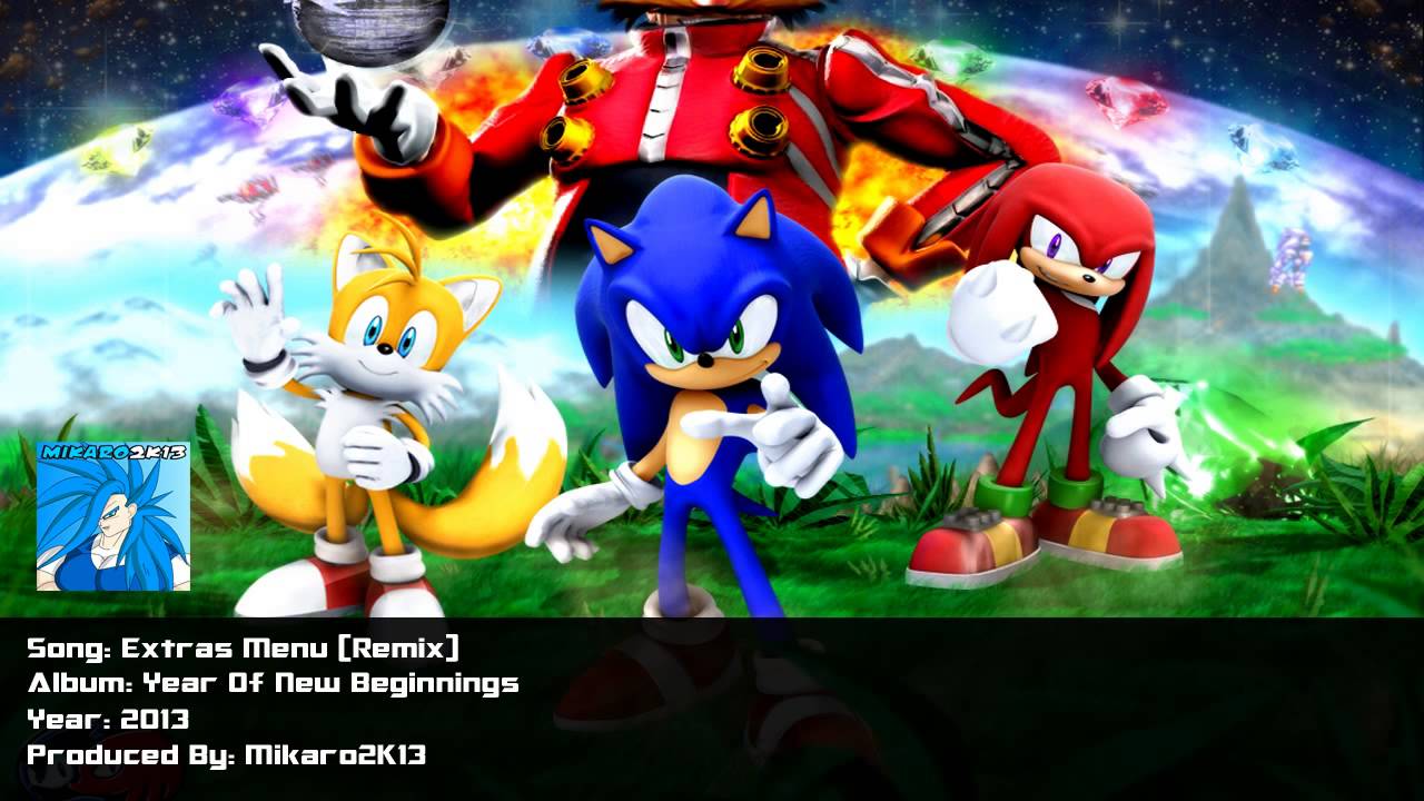 Sonic Mega Collections - Extras Menu (Remix 2013) - Mikaro2K13