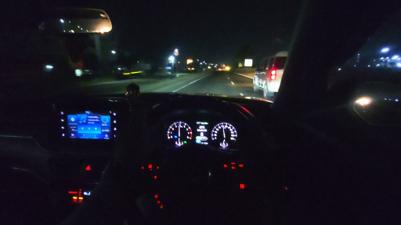 NIGHT HIGHWAY POV DRIVE 🚗 | Brezza ZXI CNG 2023