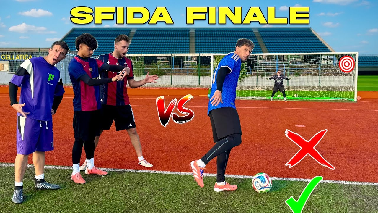 ⚽ TIRI in PORTA di PRECISIONE Challenge VS Mahim PirlasV e FootWork ☄️
