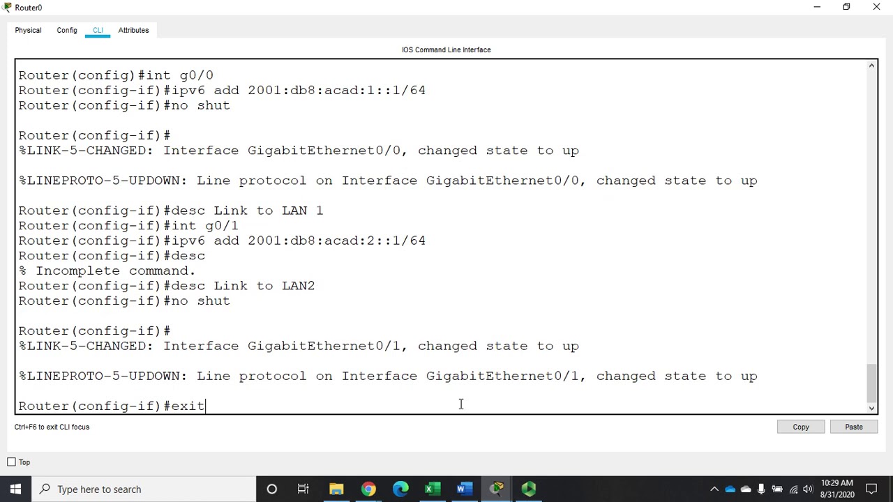 Enabling and configuring IPv6 on a Cisco router