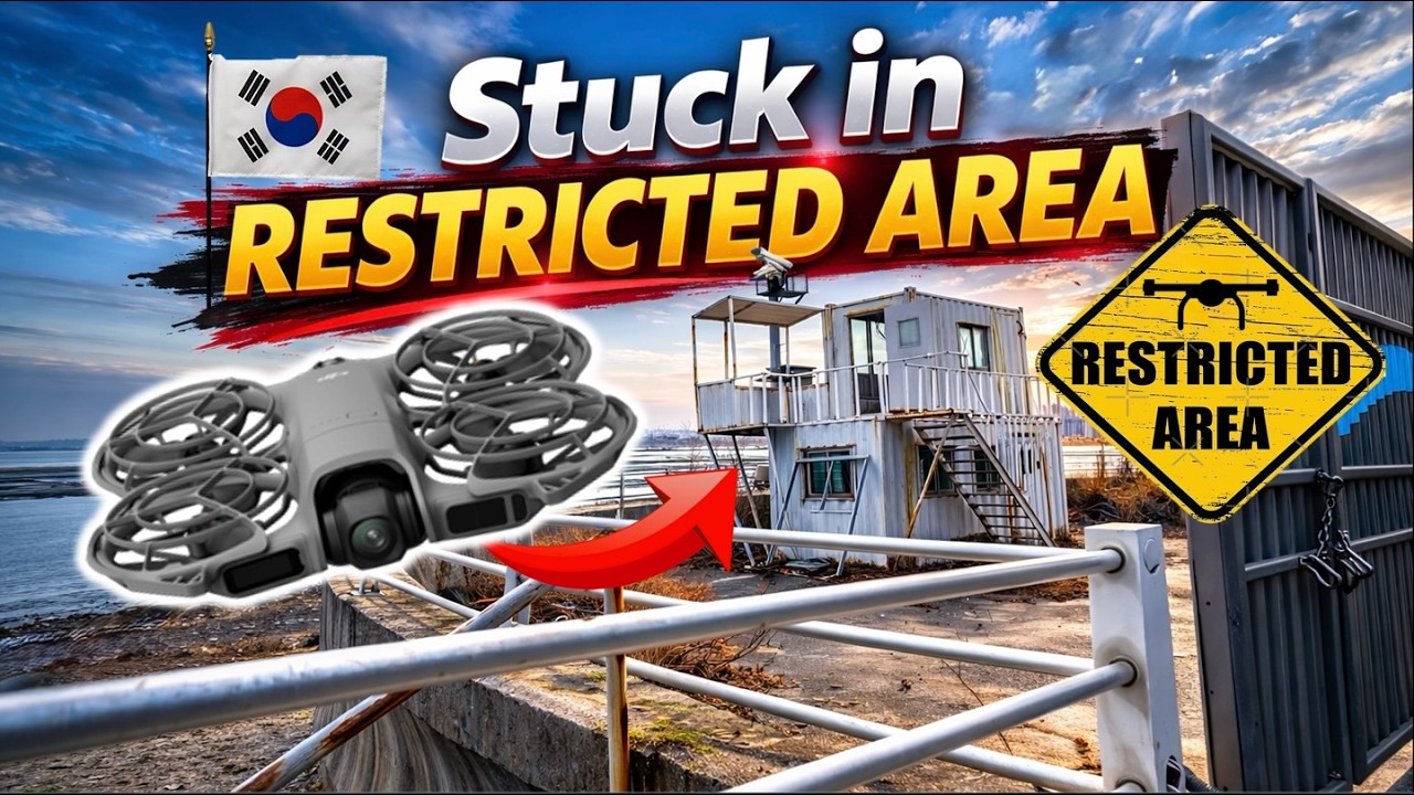 🪖 How my DJI Neo 2 got STUCK in a RESTRICTED area in South Korea... #djineo2 🪖