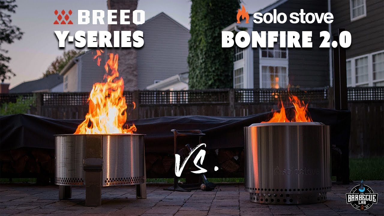 Какой бездымный очаг лучше? | Breeo Y-Series против Solo Stove Bonfire 2.0
