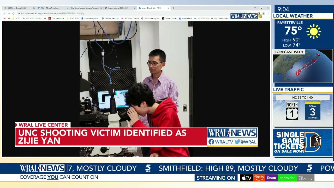 Tailei Qi officially charged with murder, in court today; Shot and killed faculty advisor Zijie Yan