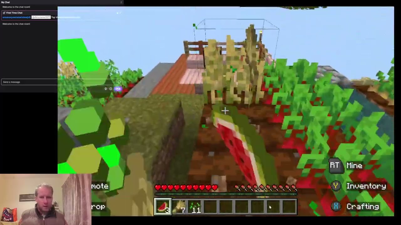 Minecraft Mountain survival day 27