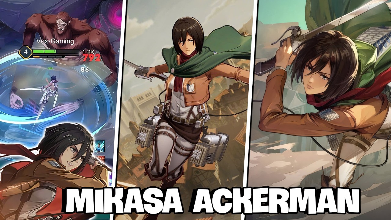 VUX LEAGUE OF LEGENDS RANKED MASTER WITH AOI MIKASA ACKERMAN SKIN AND THE BEST DRAGON BAND COMBO ...