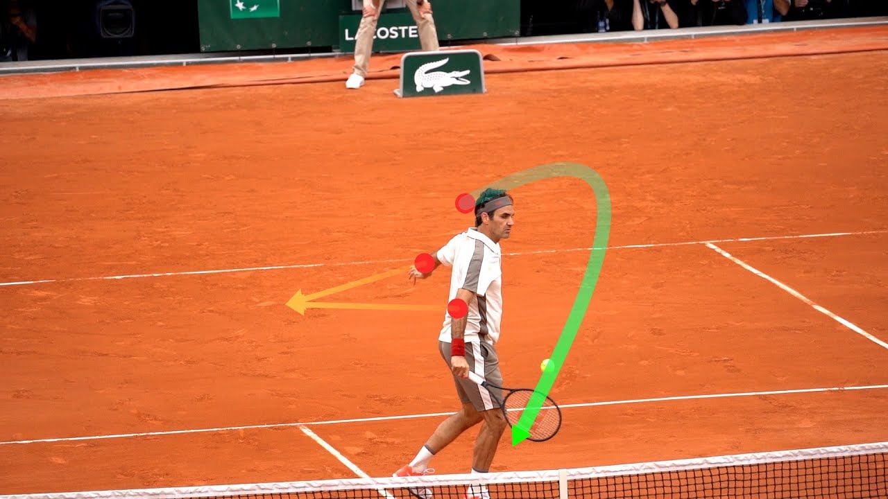 Roger Federer. Volley.