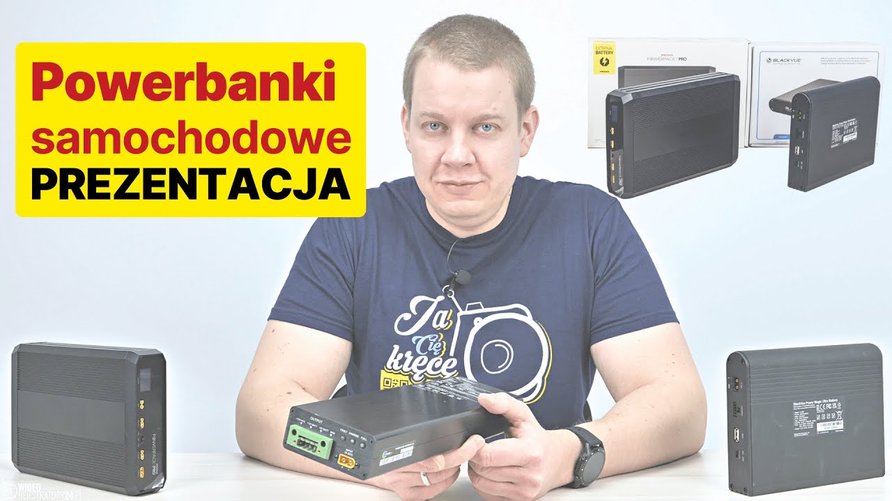 Najlepsza metoda zasilania wideorejestrator&oacute;w na parkingu. Prezentacja powerbank&oacute;w samochodowych