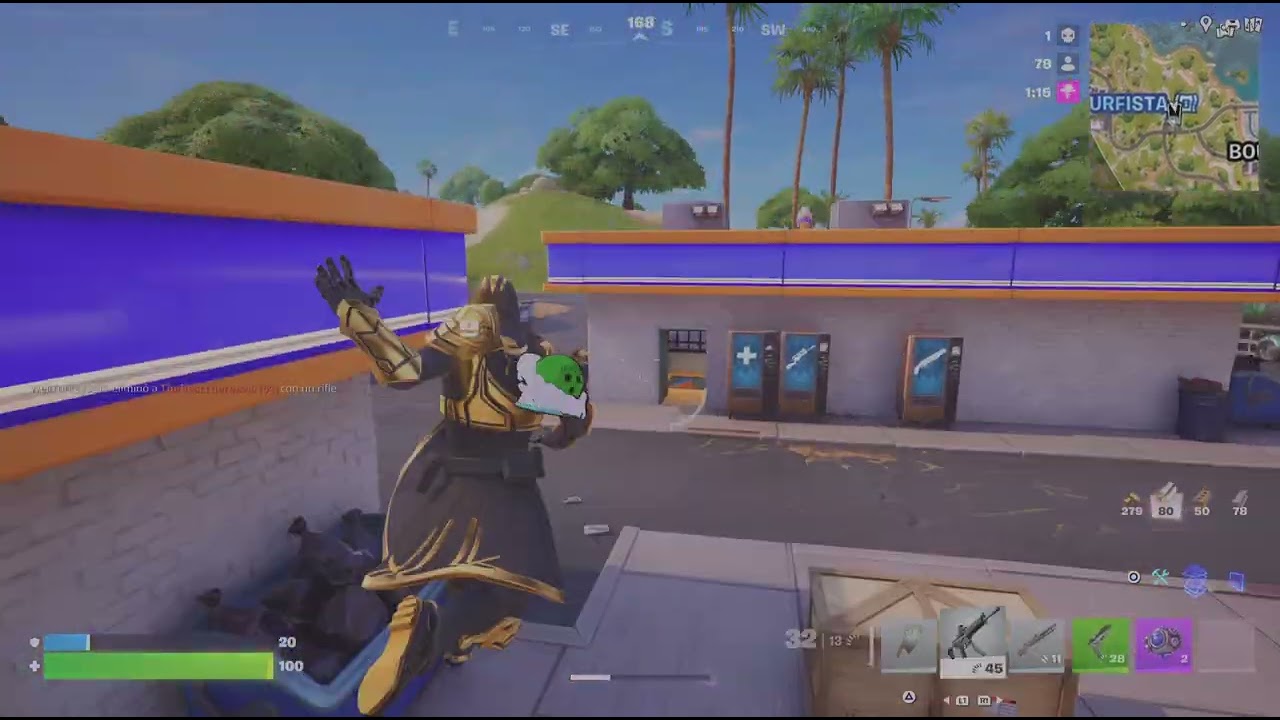 Jugando fornite