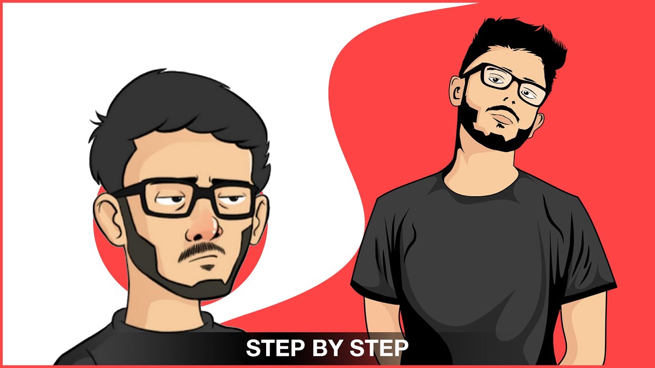 Create Your Vector Portrait like this on Mobile | STEP BY STEP✍