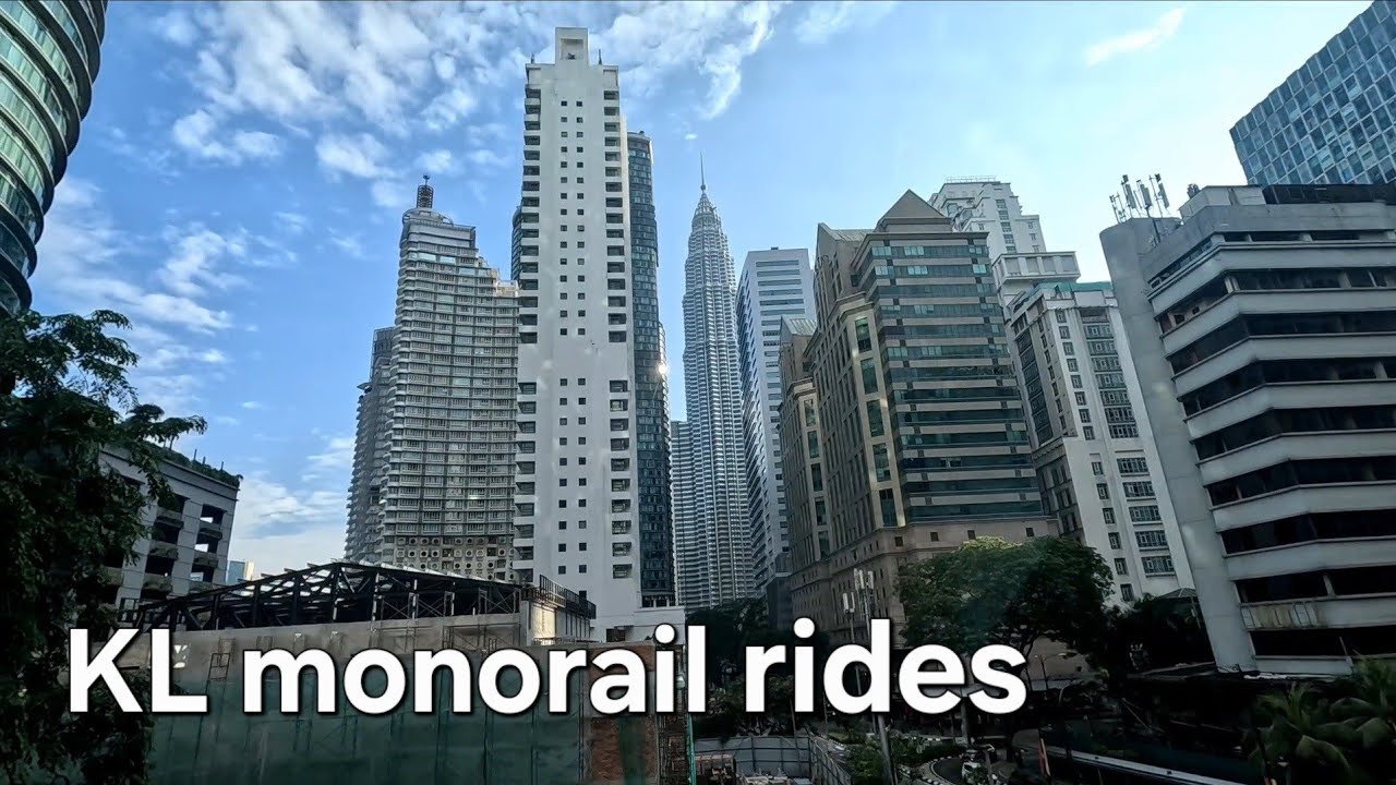 Kuala Lumpur BUKIT BINTANG RAPID KL MONORAIL RIDES TO CHOW KIT Daily life in Malaysia's capital city