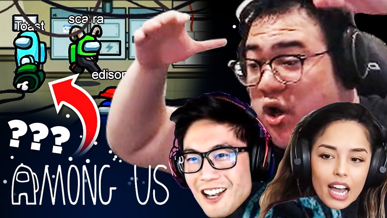 TOAST THREW ME UNDER THE BUS?! AMONG US w/ Ryan Higa, Valkyrae, Toast, & Sykkuno