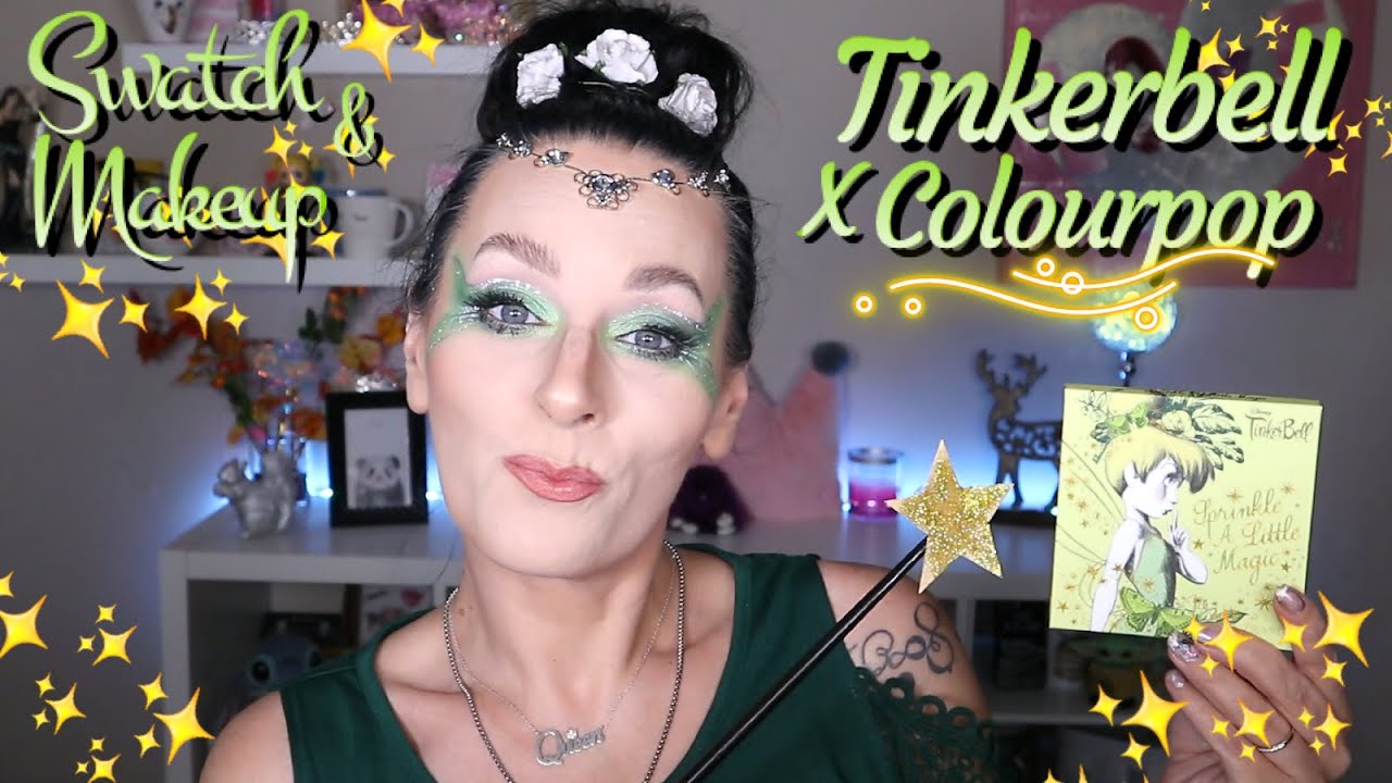 🧚🏻‍♀️ TINKERBELL x COLOURPOP | Swatch & Makeup