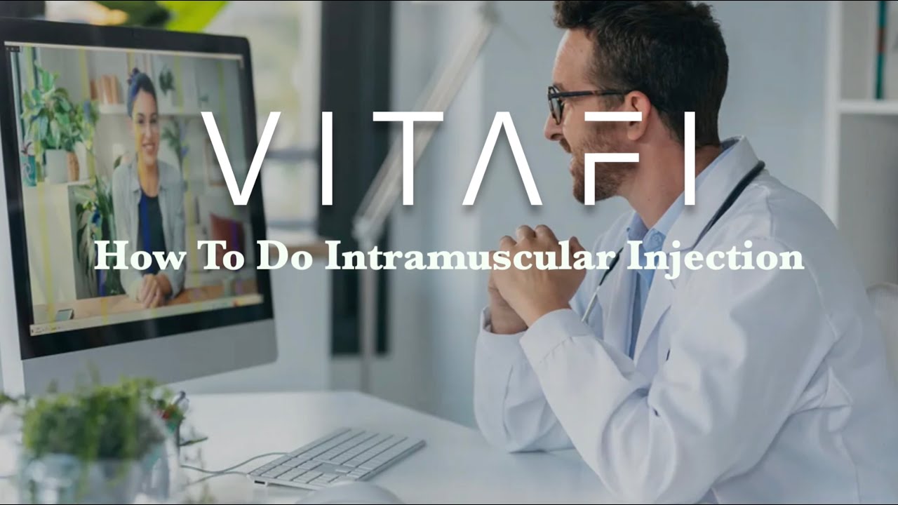 How To Do A Intramuscular Injection: Vitafi Life HRT Guide