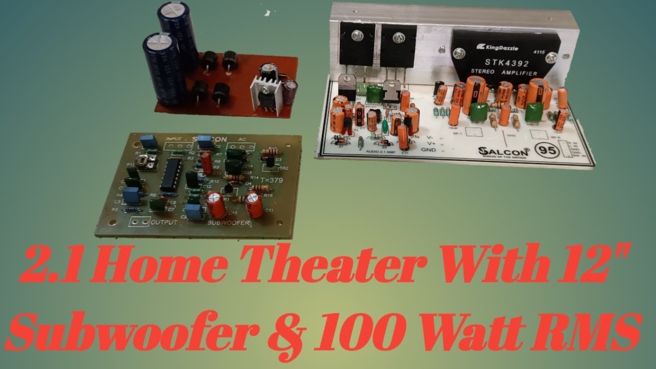 2.1 Home Theater With 12