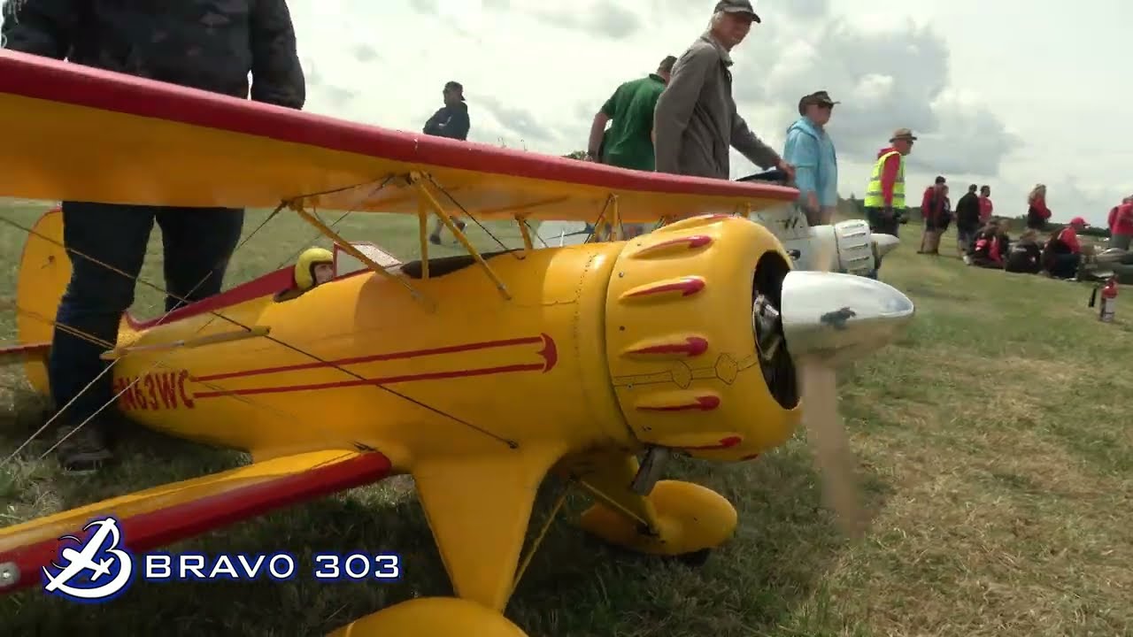 WACO WMF 5cylinder 250cc 30% Scale - Wings & Wheels RC Model Airshow 2022
