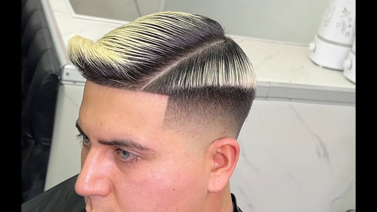 Side part (skin Fade) al natural