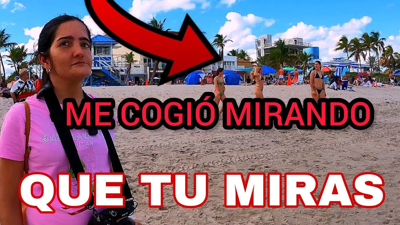 CUBANO Reacciona a playa de Hollywood en miami los estados unidos  ???? estará PATROCINADO