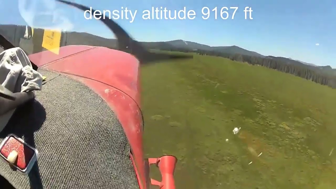 High density alttitude take off results in crash