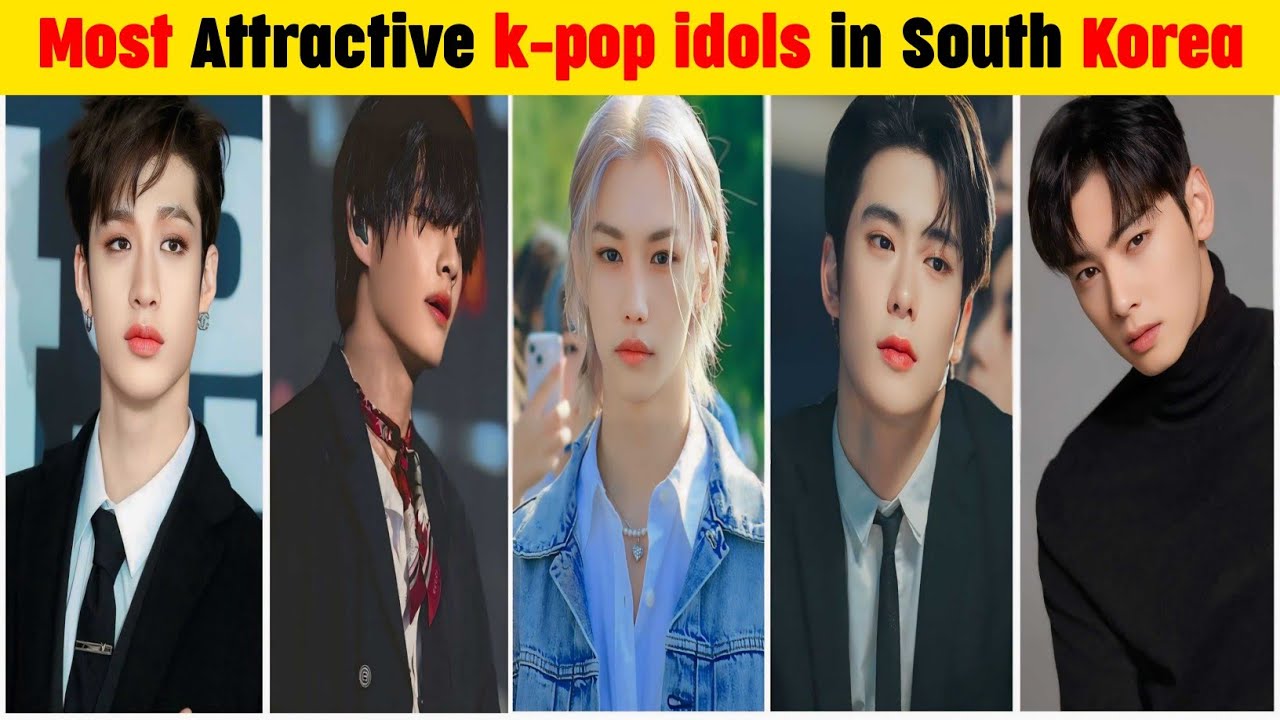 top 10 Most attractive k-pop idols in south korea