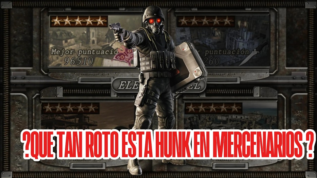 ¿QUE TAN ROTO ESTA HUNK EN MERCENARIOS?
