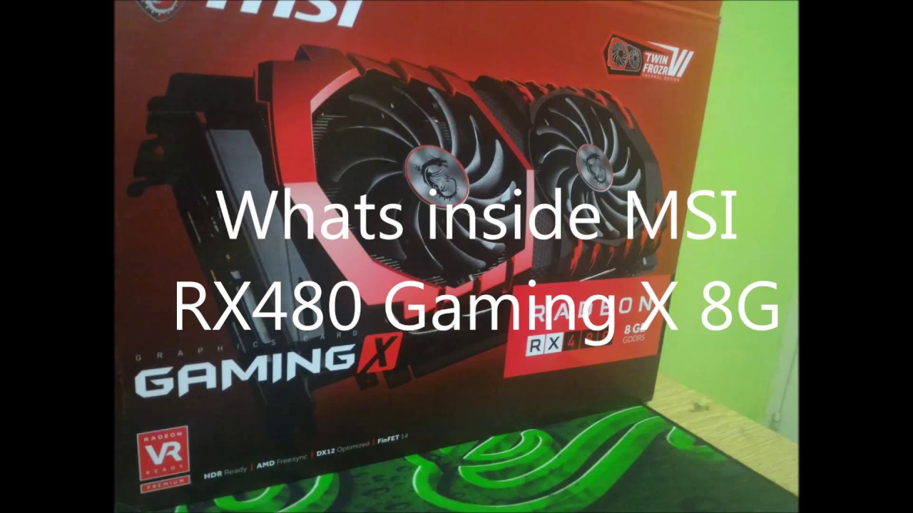 MSI RX 480 Gaming X teardown
