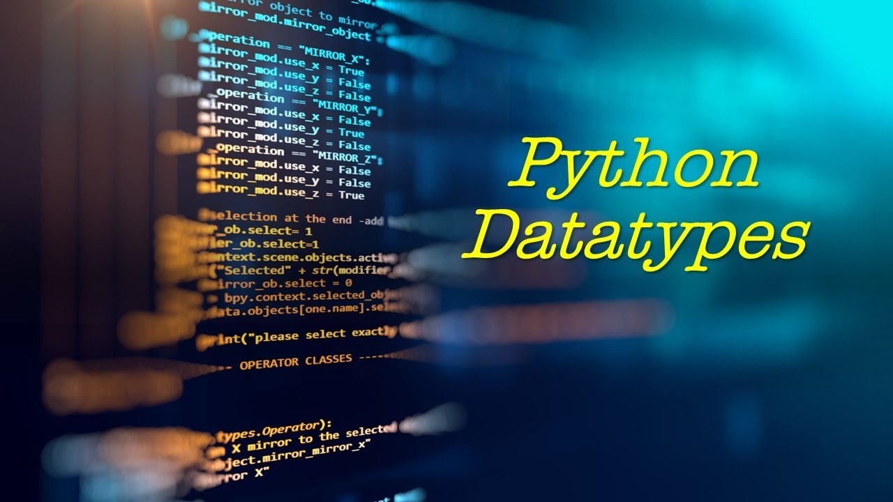 SBLC Lecture 7:Python Datatypes
